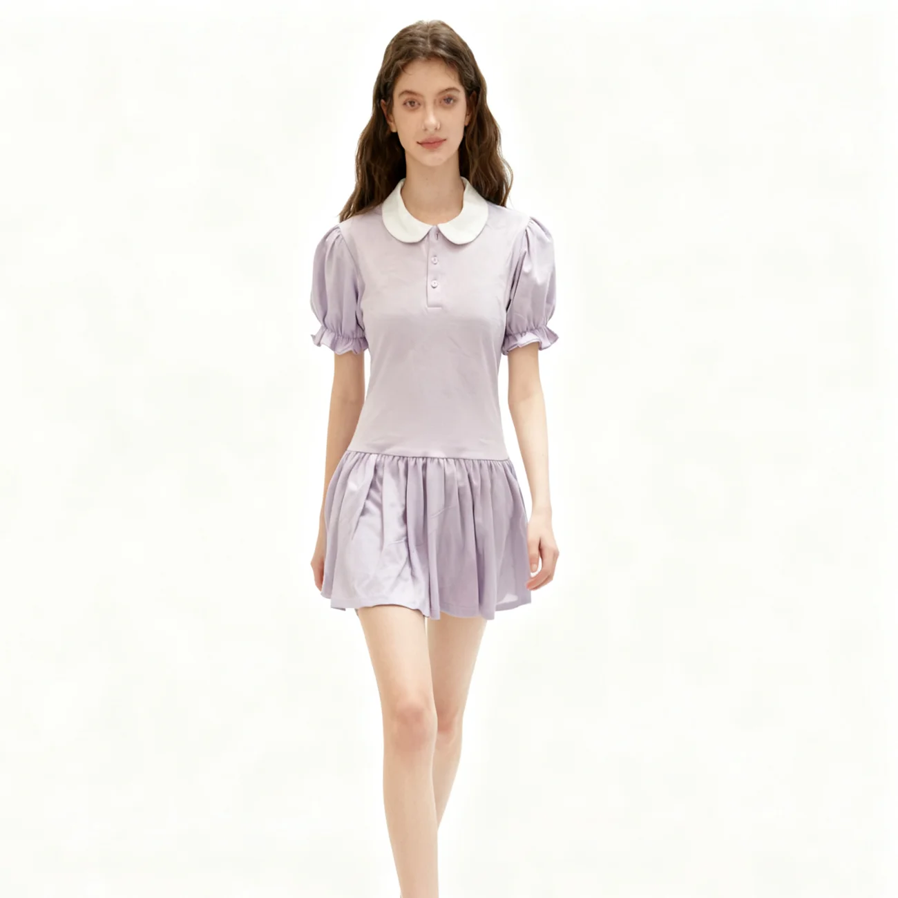 Light purple bodysuit with skirt/adult onesie/adult baby romper/abdl clothes/adult onesie dress