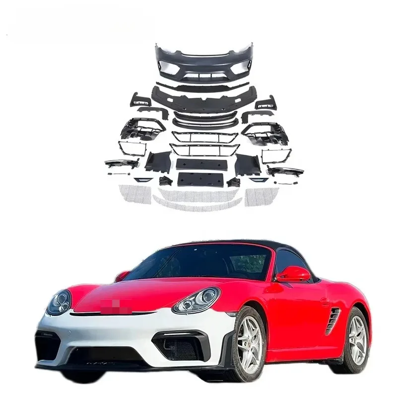 

[1979LL] Car Bodykit 2009 2010 2011 2012 987 Front Bumper Upgrade to GT4 RS Body Kit for Boxster Cayman