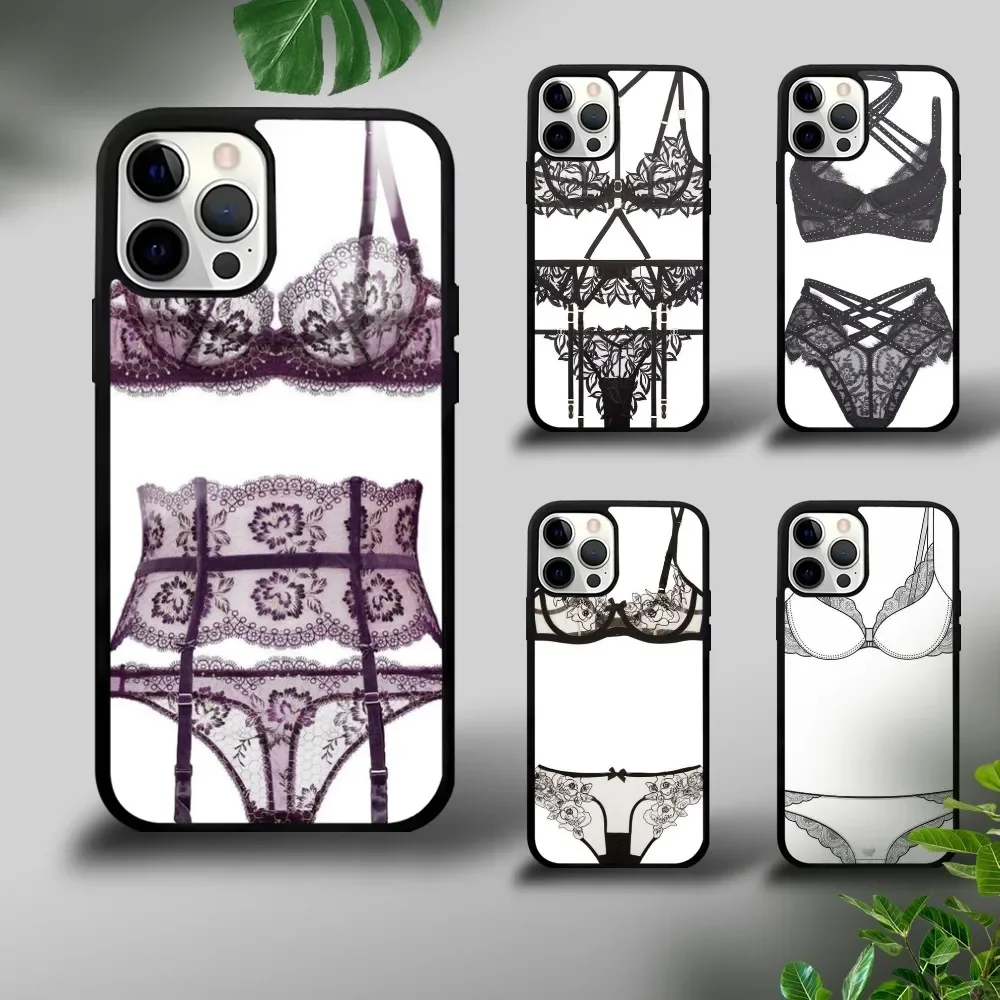 Underwear Sexy Funny Pattern Phone Case For IPhone 16 15 14 13 12 11 Pro Xs Max Mini Plus Celulares Hard Funda