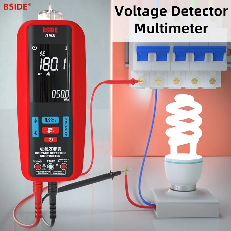 NEW Professional Digital Multimeter Smart Automatic Multitester Ammeter VFC Current Hz Capacitor Ohm Electrician Tester Tools