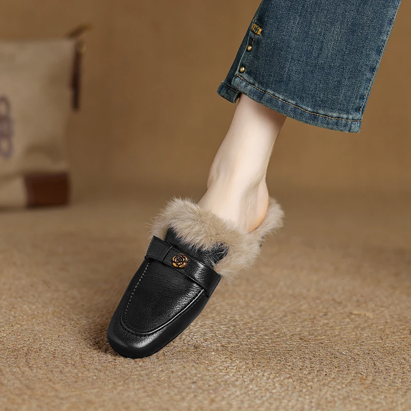thiened-pelliccia-di-coniglio-retro-tacco-basso-slip-on-da-donna-invernali-in-vera-pelle-foderata-in-pelliccia-calda-oes-ciabatte-da-esterno