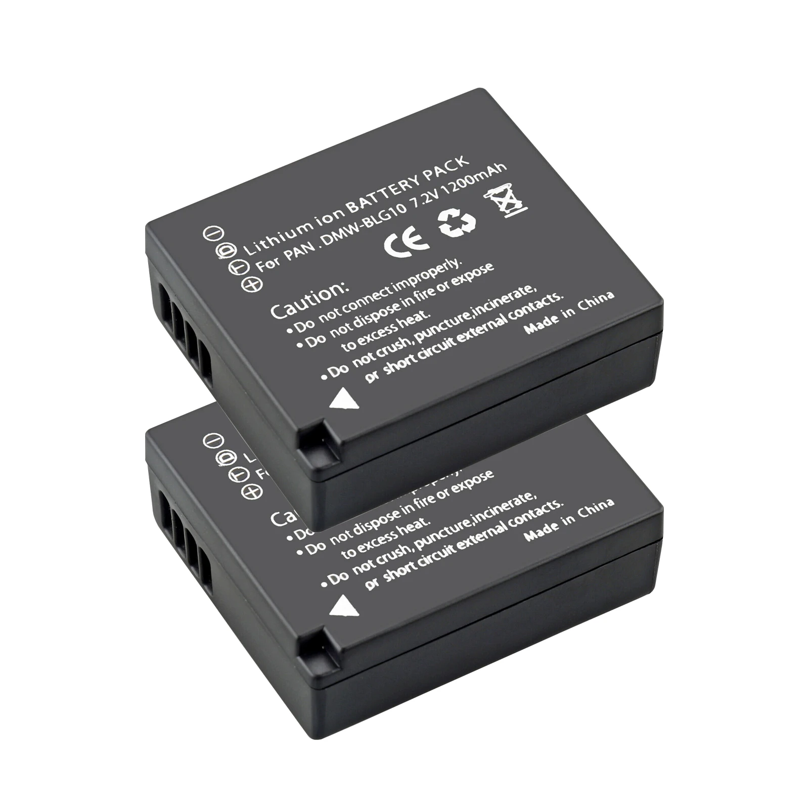 2 Pcs 1200mAh DMW-BLG10 DMW BLG10 BLG10e BLE9 Battery + LED USB Dual Charger for Panasonic LUMIX GF5 GF6 GX7 LX100 GX80 GX85