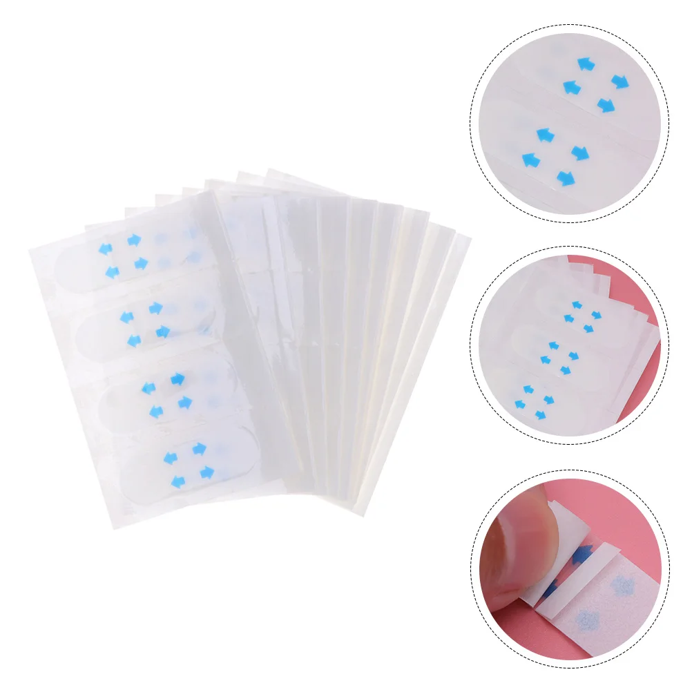 

80pcs Sticker Invisible Slimming Tools Blue Chin Shaper Makeup Waterproof Flexible Disposable Promote V Shape