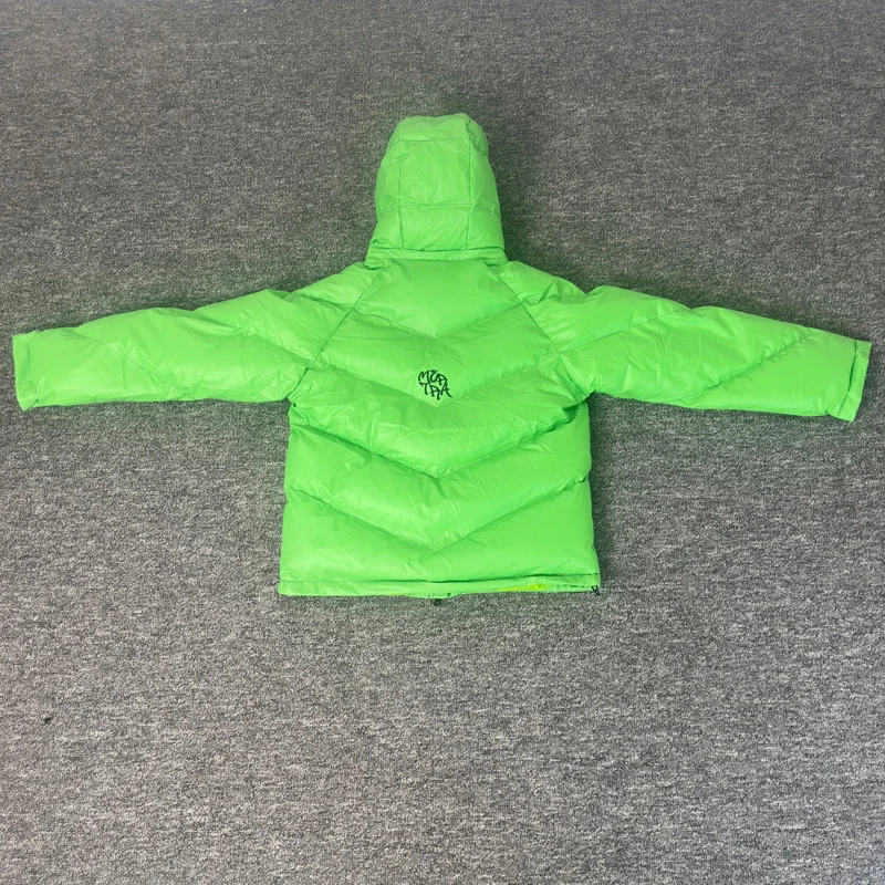 Mertre Down Jacket Temperature Change Pattern Hooded Coats Detachable Hats Retro High Quality Cotton-padded Jackets