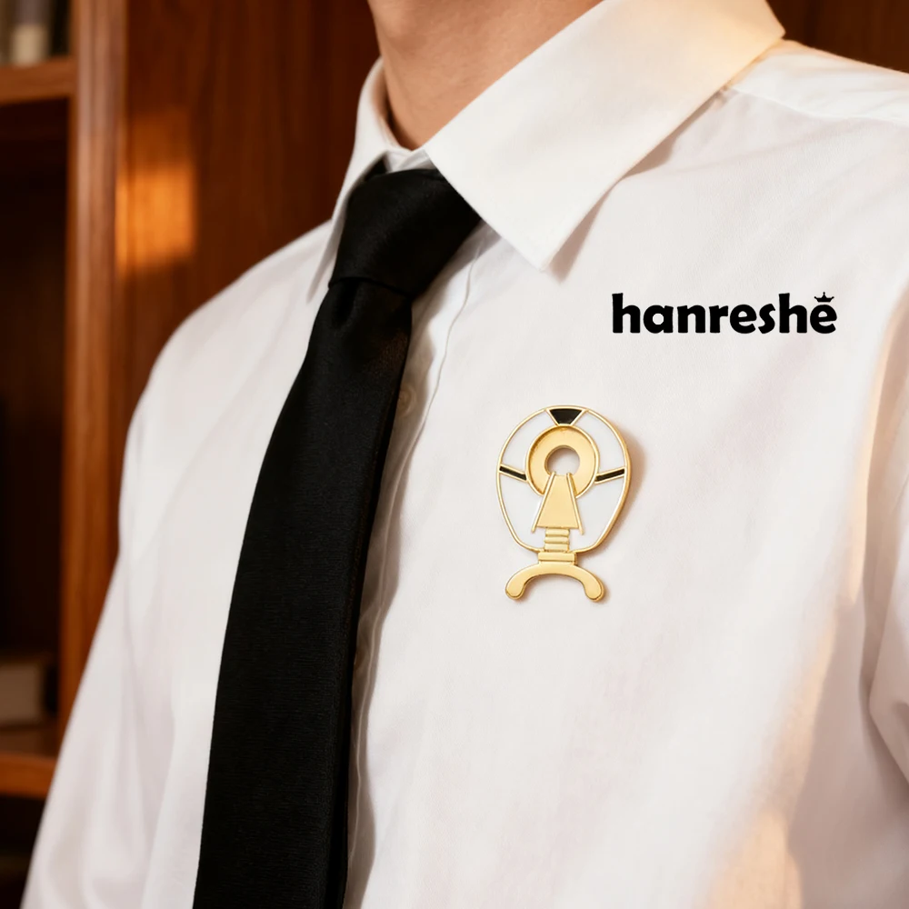 Hanreshe Nuclear Magnetic Resonance Shape Enamel Pin Brooch Medical Lapel Backpack Badge for Radiology Doctor Nurse