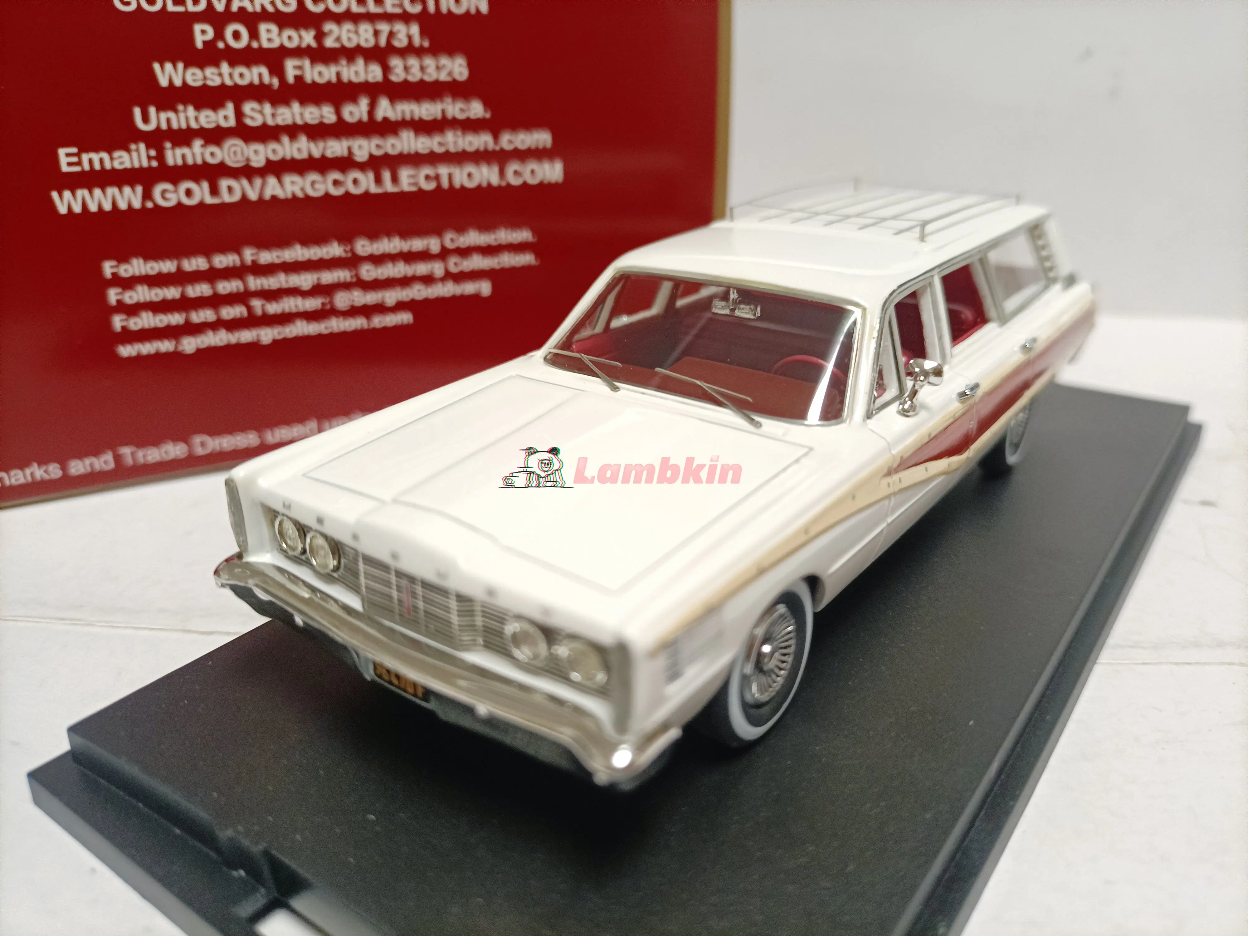 Goldvarg 1/43 For Mercury Wagon Model Mercury Colony Park Wagon 1965 Gift Decoration Collectible Miniature