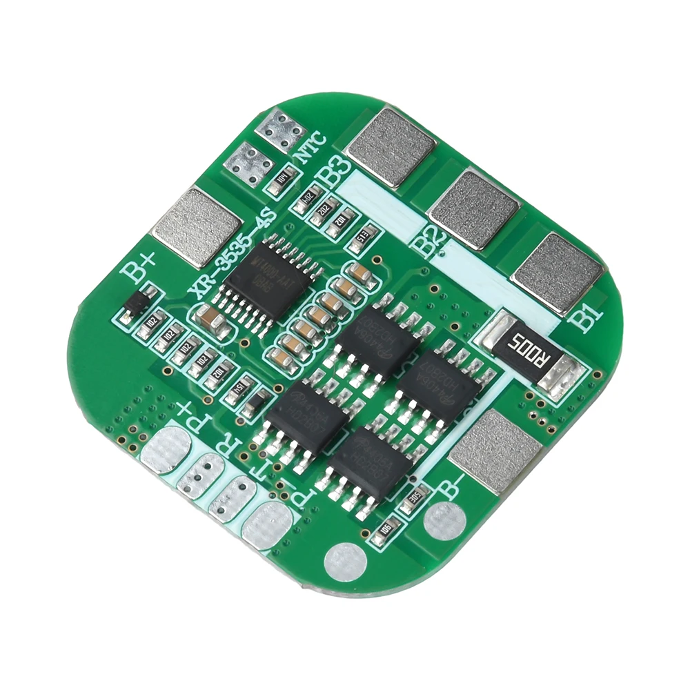 4S 14.8V Lithium Battery Protection Board Same Port 8A With Equalization 18650 Power Lithium Battery BMS