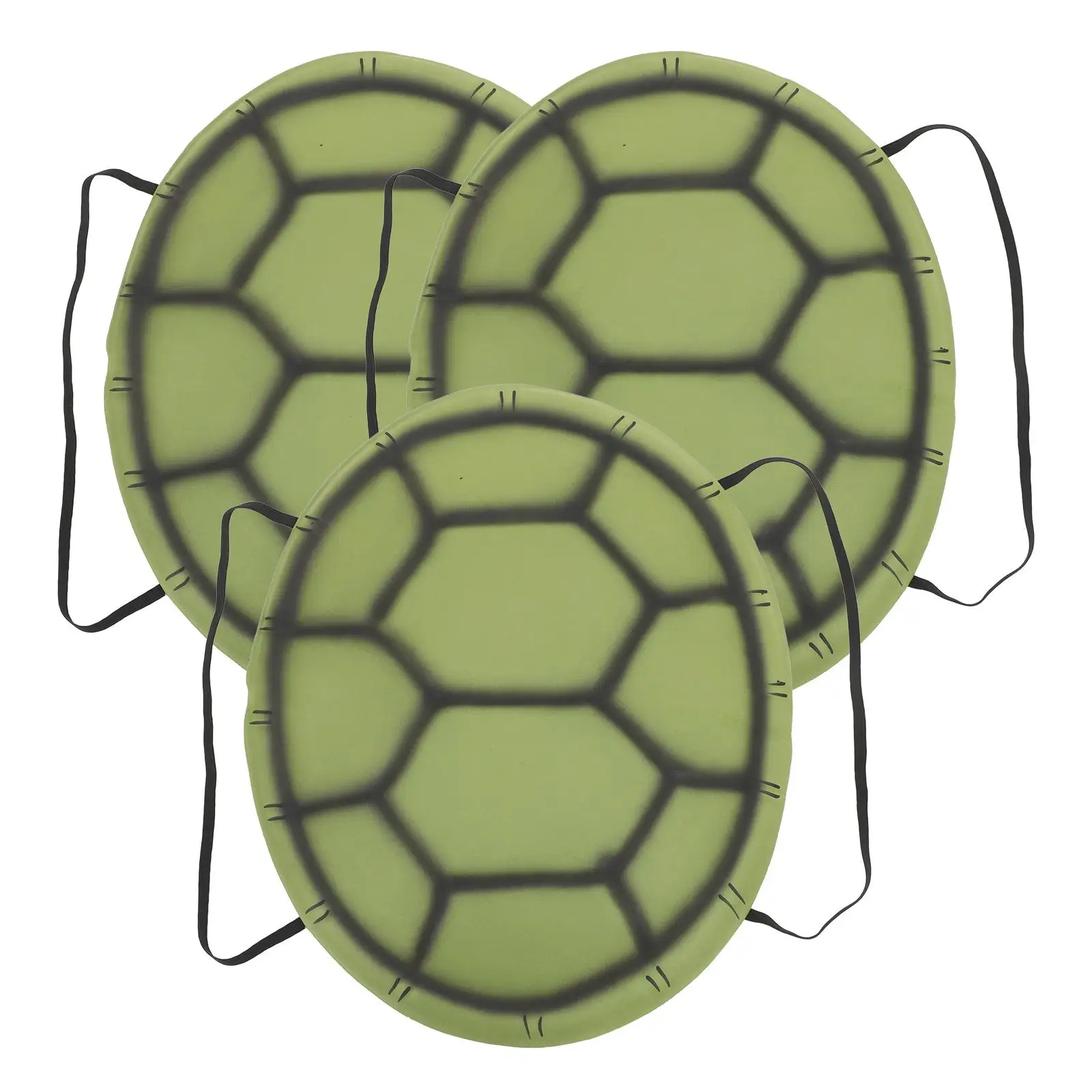 

3 Pcs Eva Turtle Shell Plastic Back Costume Halloween Costumes for Adults Clothing