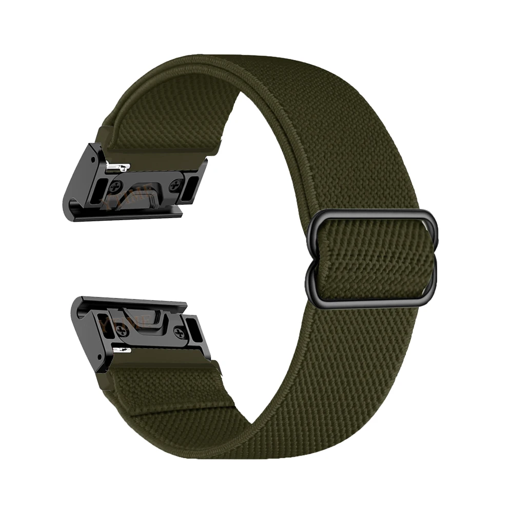 

For Garmin Fenix 7 6 5 Wrist Band Strap 22mm Nylon Loop Quick Easyfit Watchband Bracelet For Garmin Fenix6 Pro/Fenix5 Plus Belt