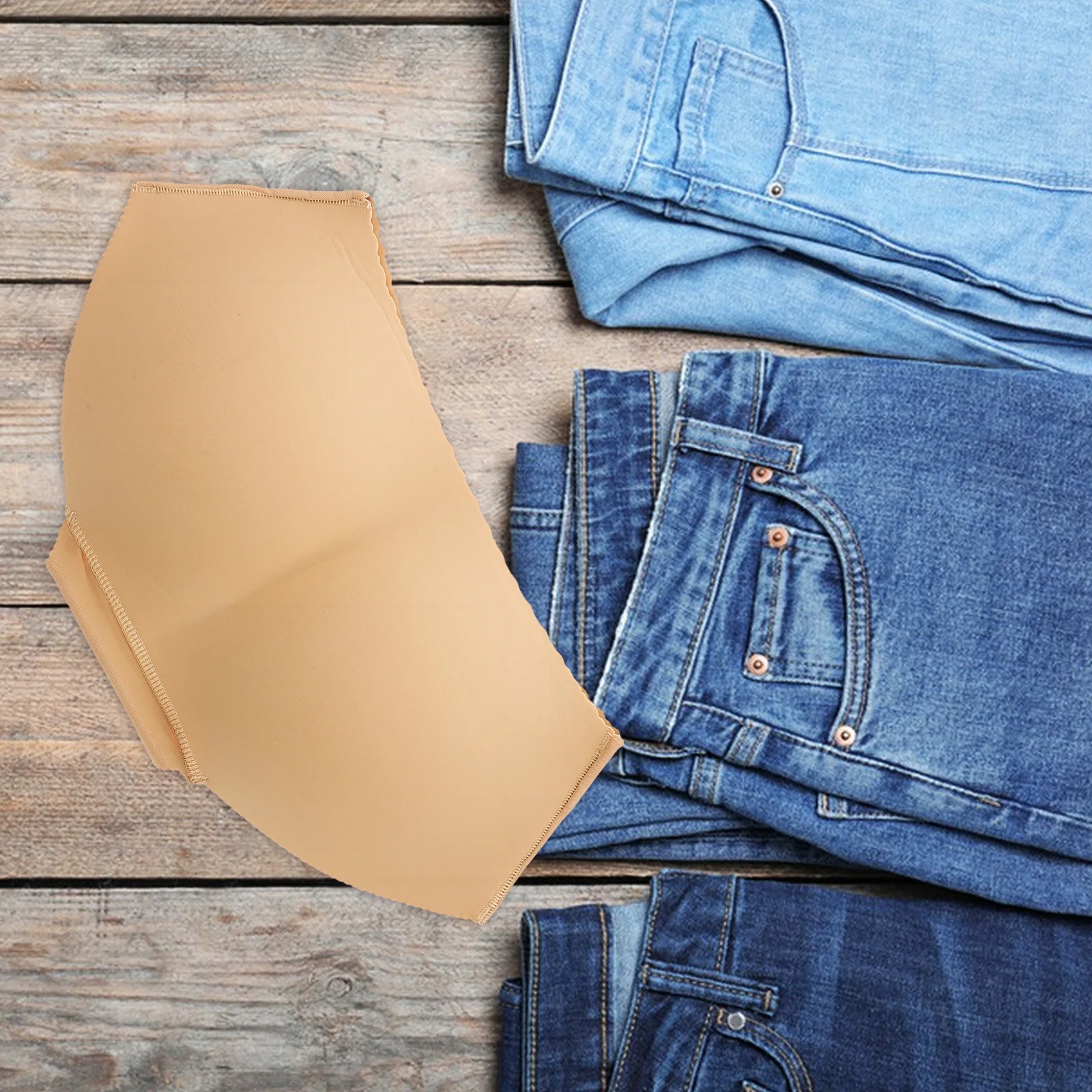 ملابس داخلية مبطنة للنساء، محسن لرفع المؤخرة، لباس داخلي مثلث بدون خياطة مع وسادات الورك المدمجة، ملابس يومية مريحة