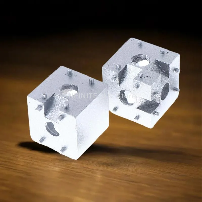 موصل زاوية مكعب من الألومنيوم الفاخر 2020 3030، قطعة واحدة، مثالي لملامح الألومنيوم #4