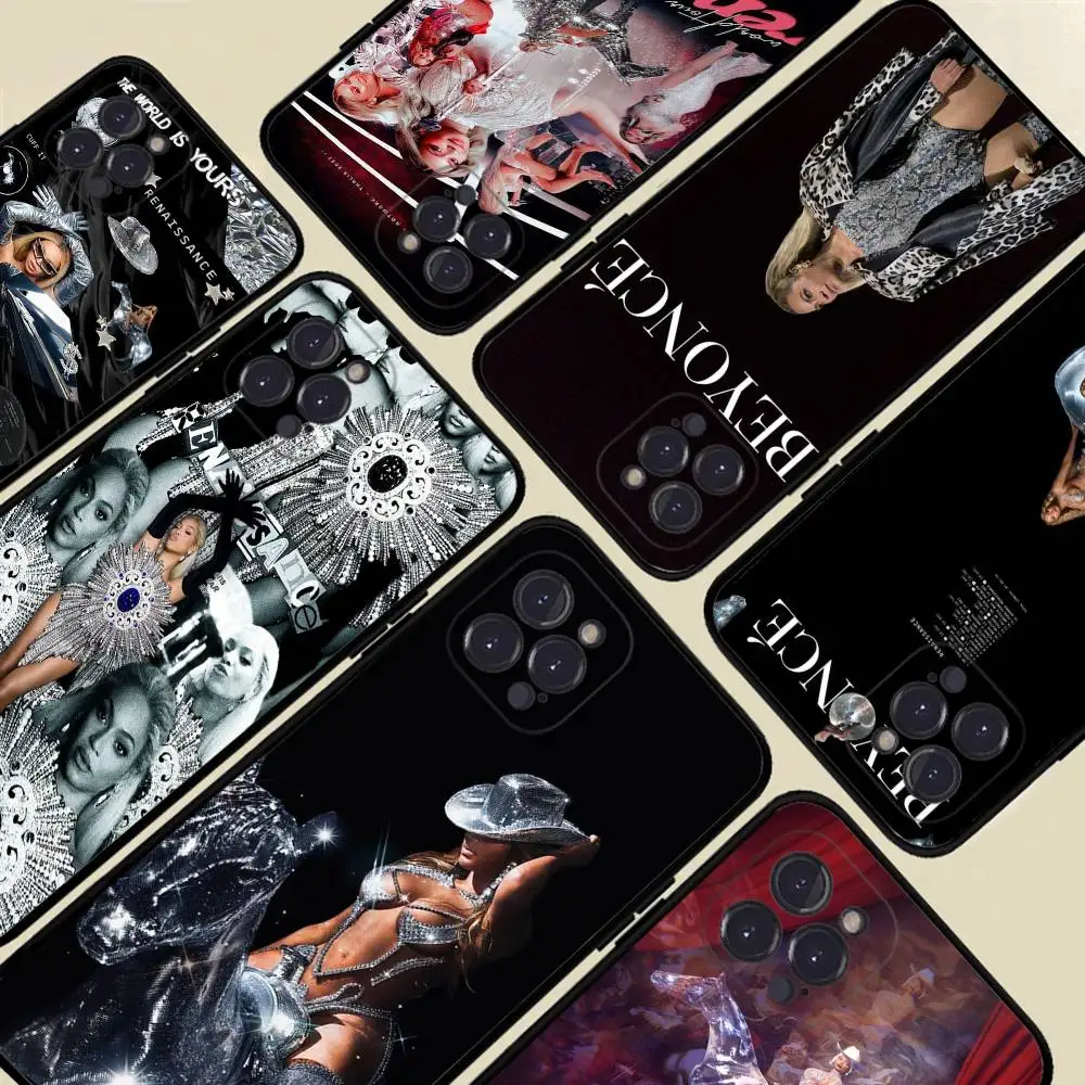 

Singer B-Beyonce Soft Back Phone Cover Case For IPhone 17 16 Pro Max 15 12 11 16e 13 Mini 14 15 Plus