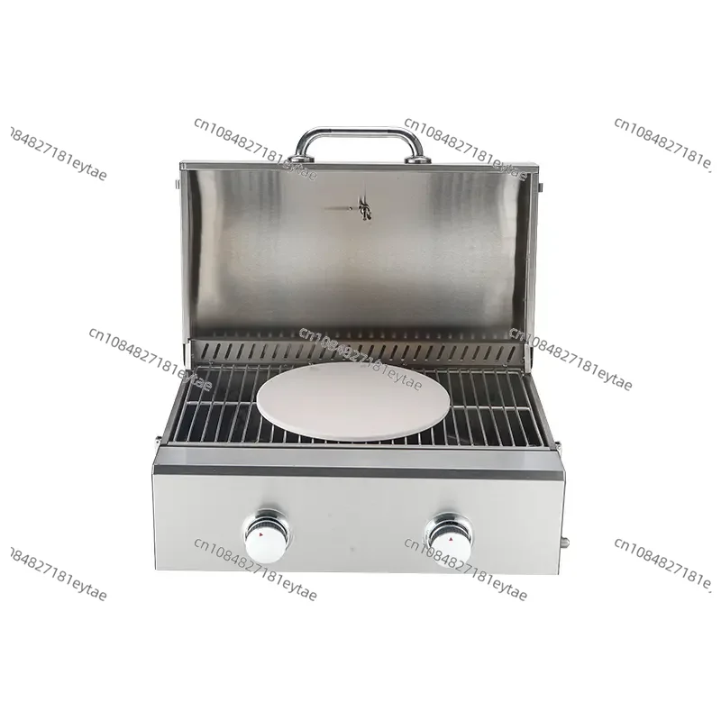 Horno para hornear, horno de Pizza a Gas, barbacoa al aire libre, Pizza, barbacoa de acero inoxidable, Mini horno para hornear