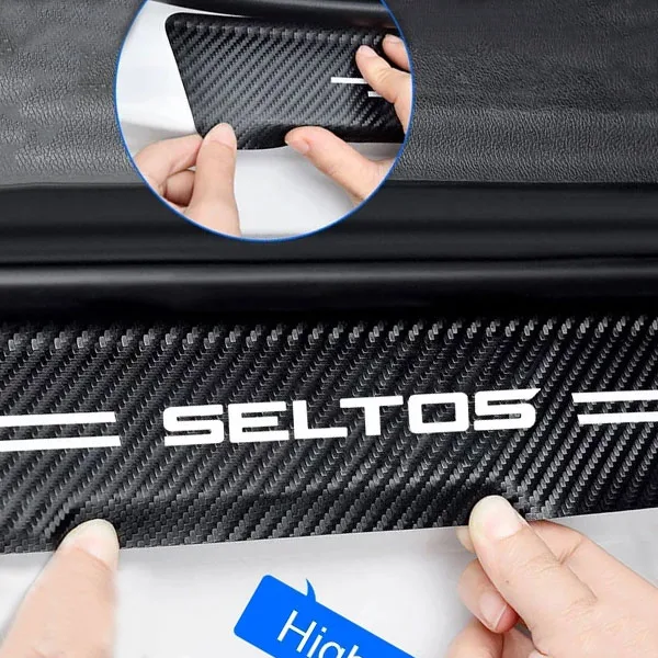 

Car Stickers Door Edge Protector Universal Door Sill Sticker Anti Scratch Transparent Film Protection For KIA seltos Accessories