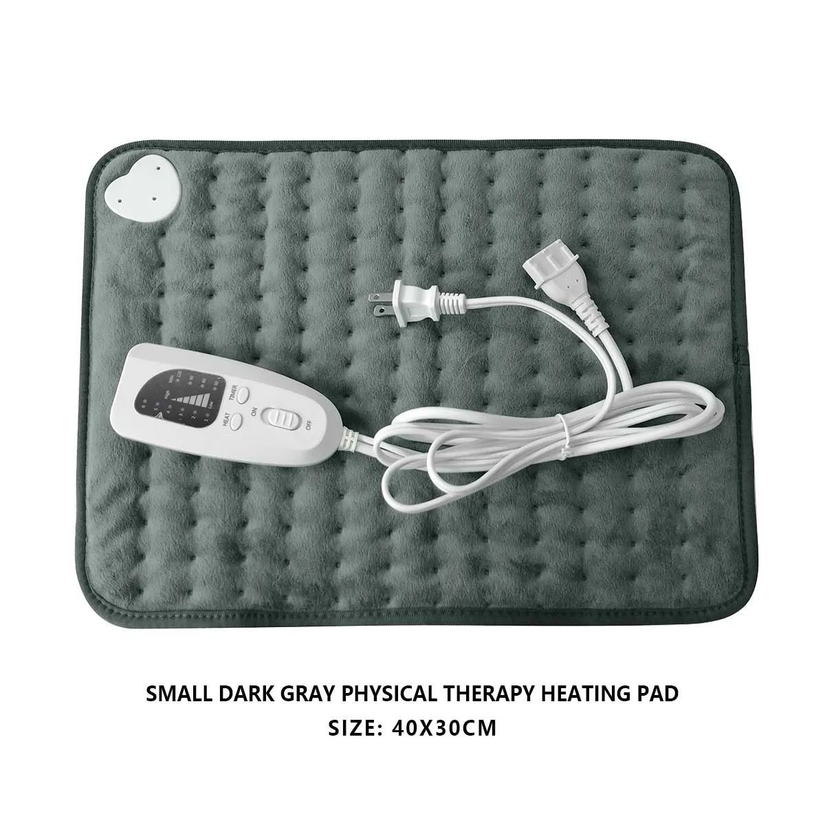 Hot selling Soft pleasant Heating pad Grey color Physical therapy blanket electric blanket For Home