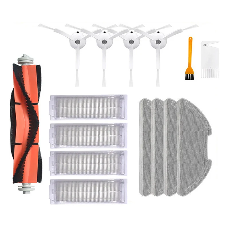 Mới Bộ Lọc Hepa Bàn Chải Cạnh Bên Chính Chổi Cây Lau Nhà Vải Cho Xiaomi Mi Robot Vacuum Cây Lau Nhà 2 Lite Cây Lau Nhà 2 Pro MJSTL MJST1SHW Phần