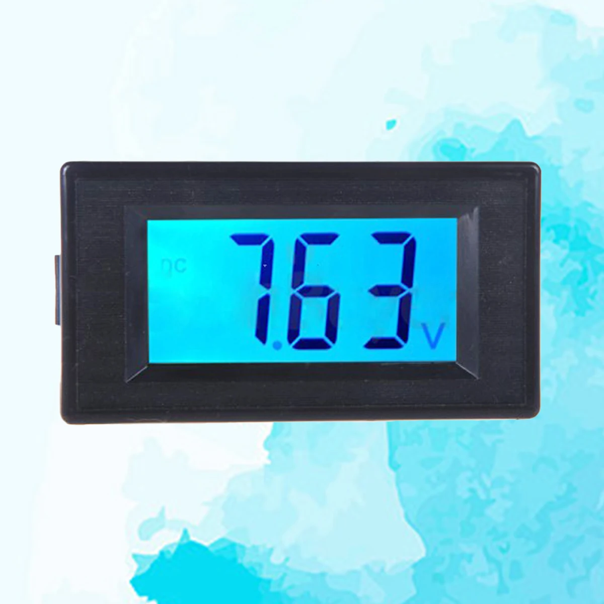 

Portable Voltage Meter Digital Voltmeter Circuit Measurement Liquid Crystal Black High Accuracy Wide Voltage Range DC 7 5 19 99V