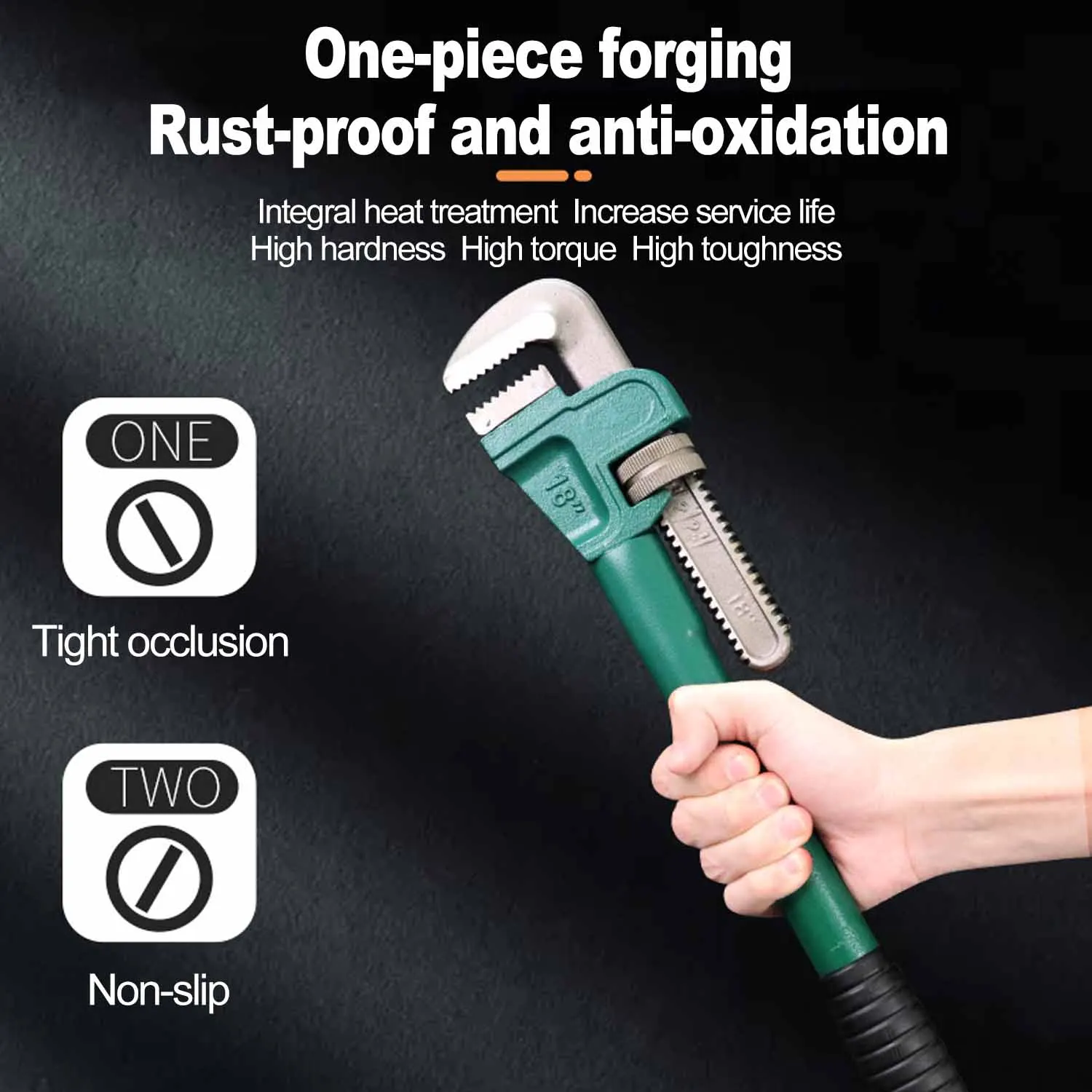 Pinze per tubi resistenti Chiavi idrauliche industriali Chiave dinamometrica Strumento universale per la rimozione e l'installazione dell'impianto idraulico Utensili manuali