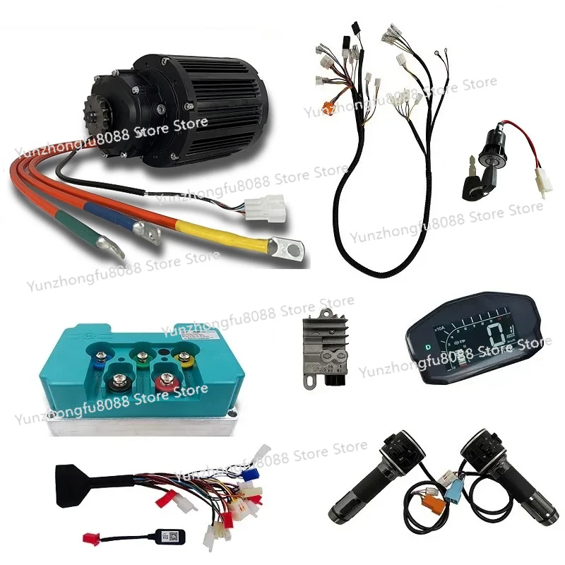 

QS 138 90H V3 4000W Mid-Drive Motor Electric Power train Complete Kits For Electric Vehicle