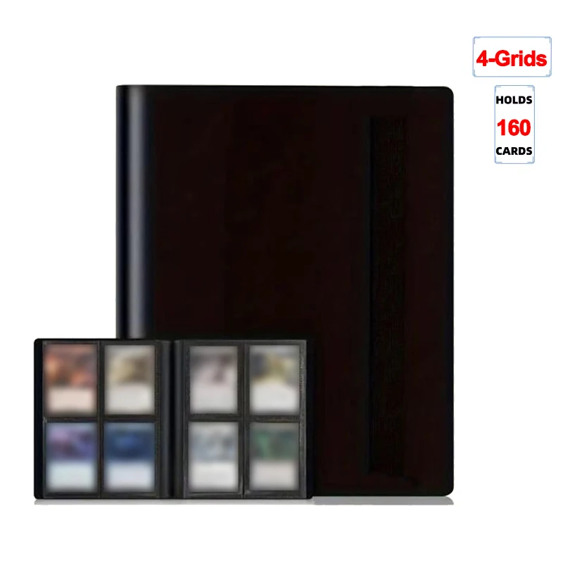 160/360/480 cartes capacité support de poche classeurs Albums pour carte de jeu livre support de manchon grande capacité classeur de cartes cahier