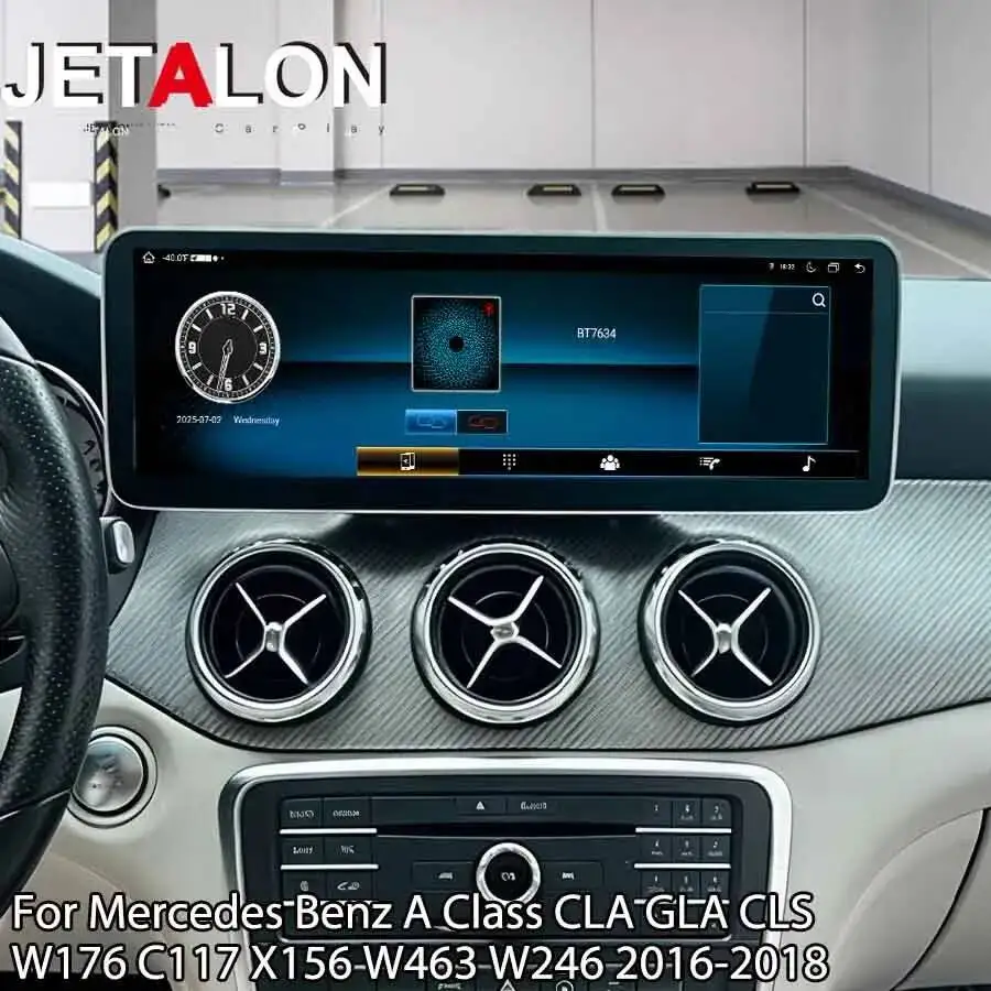 

14.9-дюймовый GPS-навигатор для Mercedes Benz A-Class, CLA, GLA, CLS (W176, C117, X156, W463, W246) 2016-2018, с поддержкой CarPlay, Android, Wi-Fi и 4G