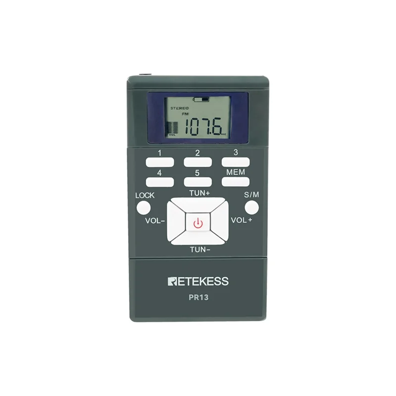 DIGIT-PR13 Radio FM Stereo DSP Ricevitore portatile Mini PR13 Radio FM Stereo DSP Ricevitore Forguiding Church Conference Training