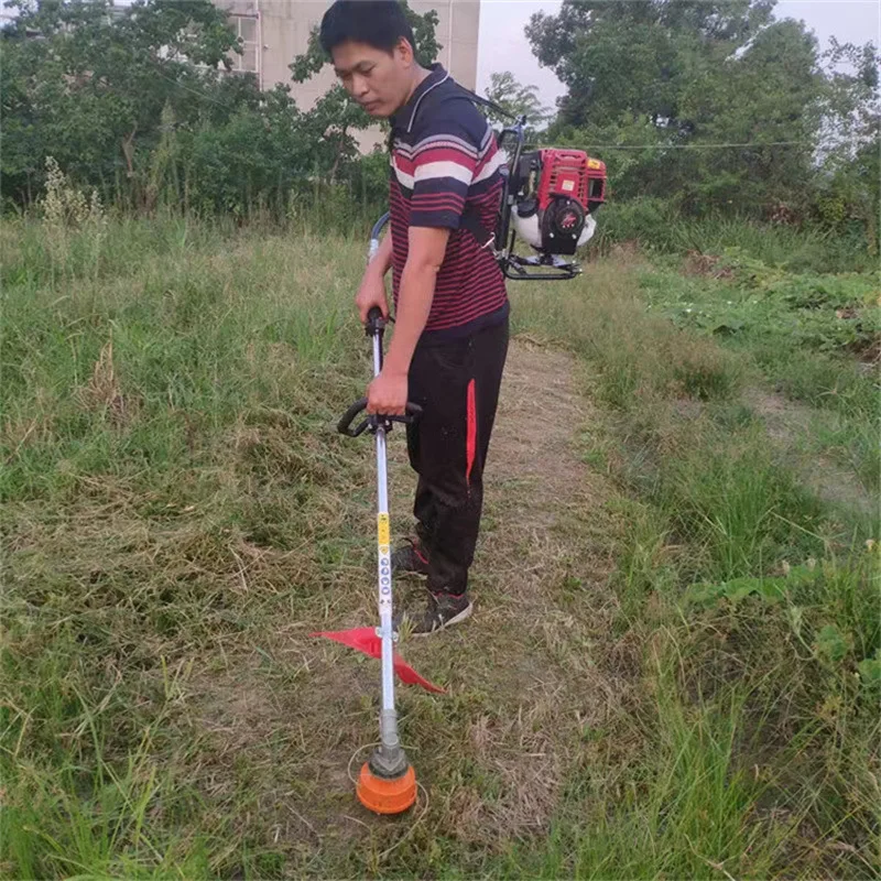 Heavy   Garden Tool  Petrol  Grass Cutting Power String Trimmer Brush Cutter With Spare Parts