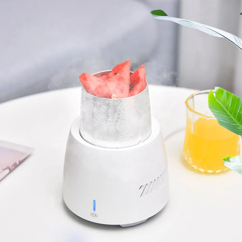 Small Desktop Freezer Beverage Fast Cooler Cup Electric Beer Bottle Quick Cup Can Water Soda Drinks Cooling Cooler