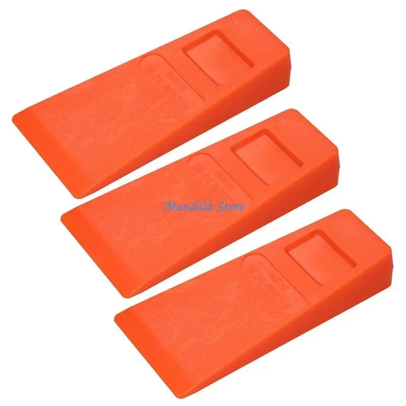 U2JC 4 Pcs 5.5” Woodcutting Tool Plastic Falling Direction Control Felling Felled Chock Tree Cutting Wedges