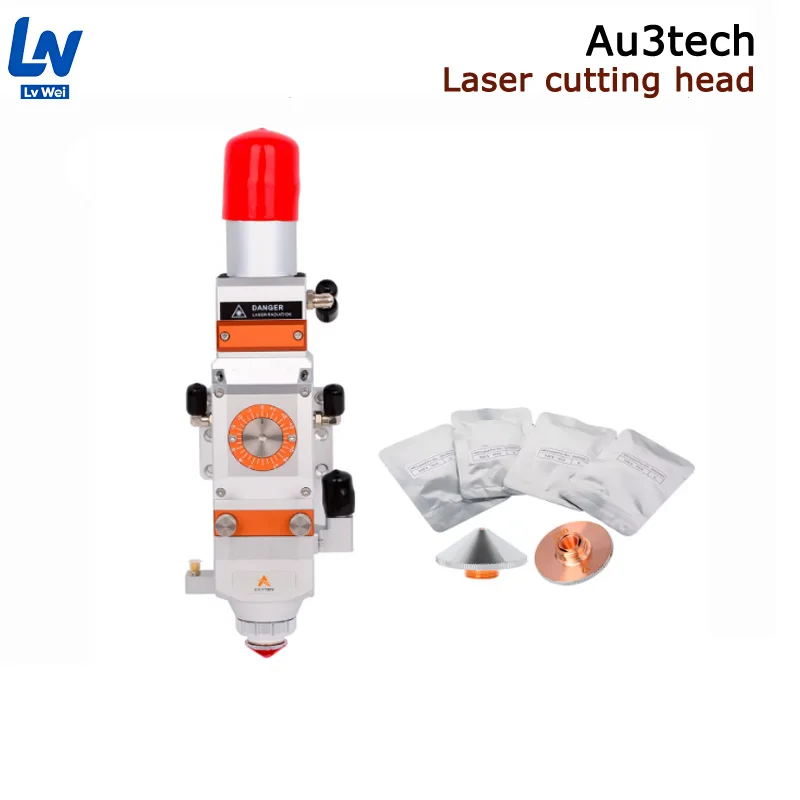 New Au3tech A200MS 1064nm Fiber Laser Cutting Head for CNC Laser Cutting Machines High Precision Metal & Glass Cutting