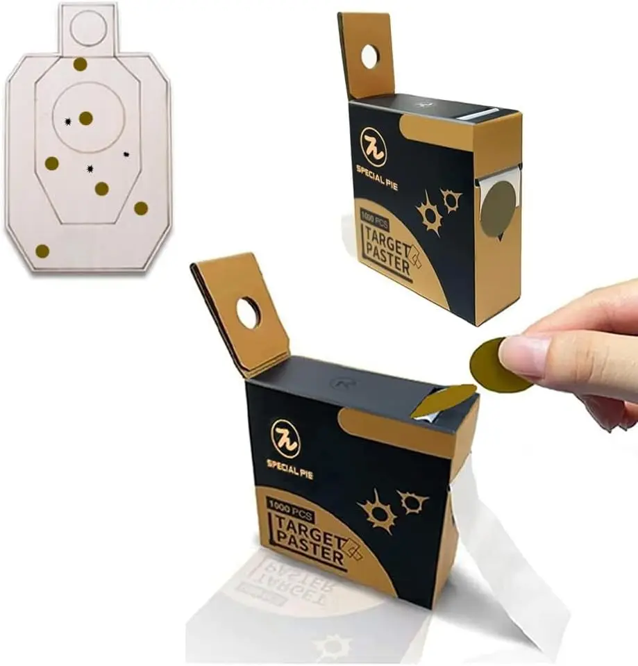 

Special PIe IPSC IDPA USPSA Training and Hunting Reusable Target,Bullet Hole Sticker, Round Patches, 1000Pcs, Outdoor Tool