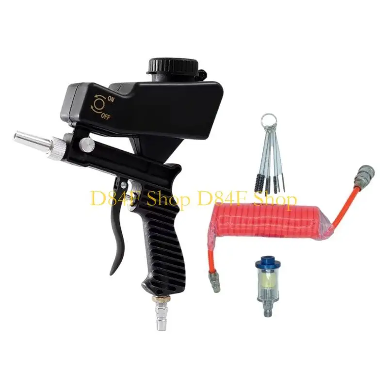 D84F Professional Sandblasting Guns Portable Sand Blasters for Smooth and Even Finish