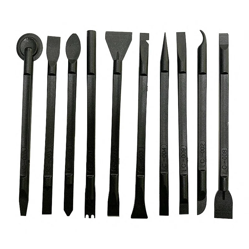 10pcs/set 10 in 1 Cellphone Repairing Opening Tools,Double Plastic Crowbar Disassembly Spudger Pry Opening Tools kit for Phone