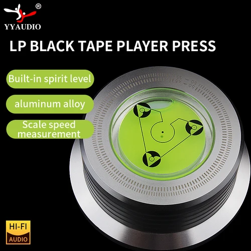 Estabilizador Universal de tocadiscos de disco de vinilo LP de 50Hz con abrazadera de peso de aleación de aluminio de nivel reproductor de música