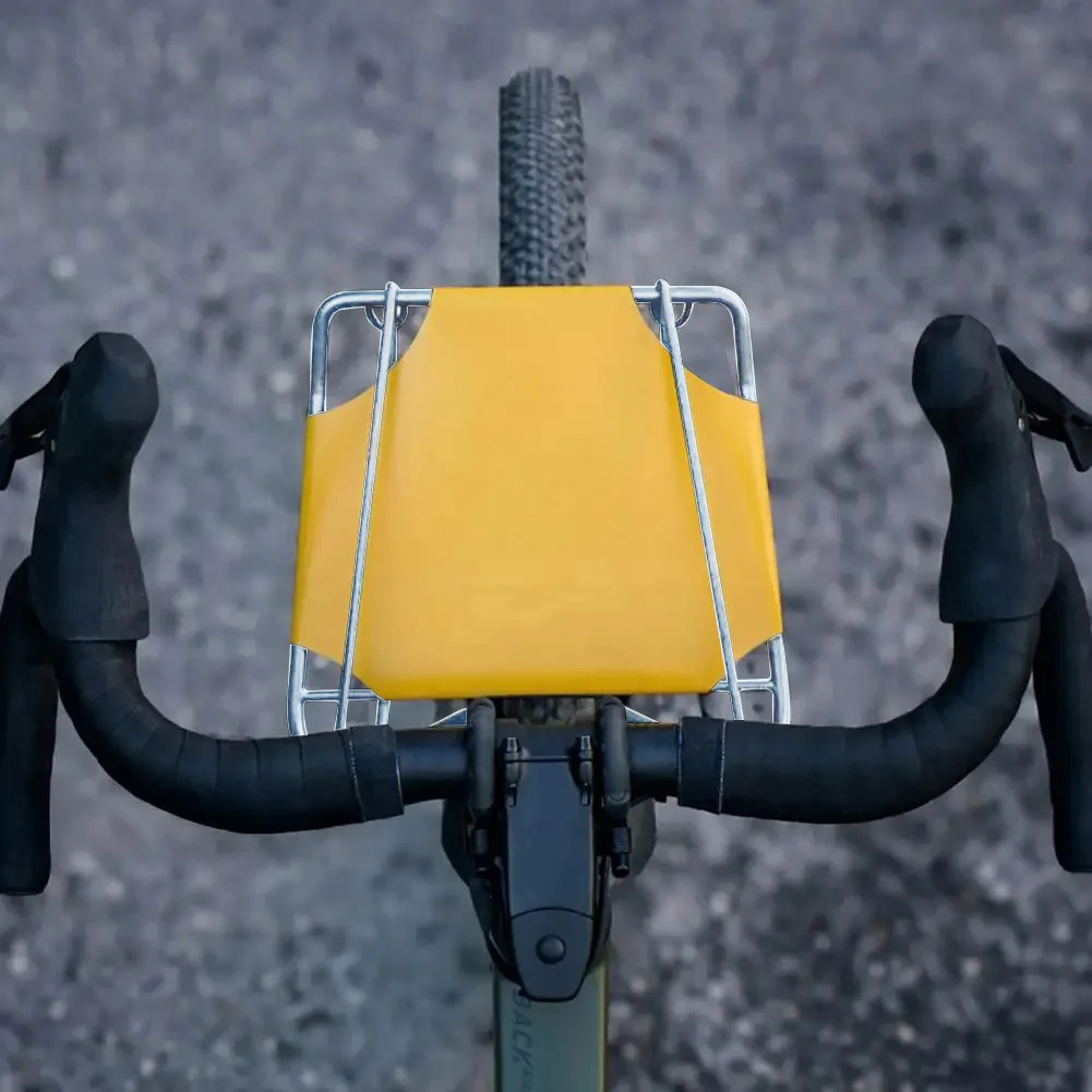 

Folding Bike Front Bag Carrier Bicycle Basket Metal Bike Basket Front Rack Carrier for MTB Road Bicycle