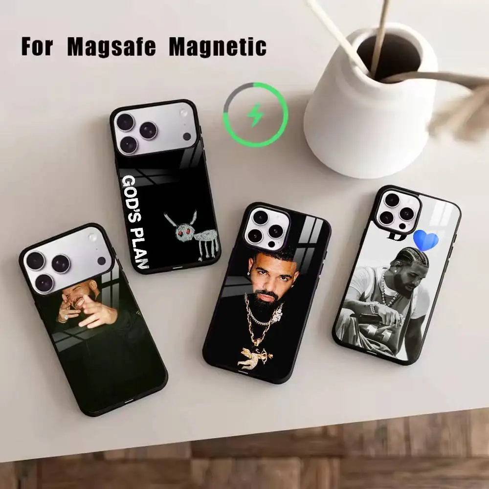 

Rapper D-Drake Phone Case For iPhone17,16,15,14,13,12,11 Plus,Pro Magnetic For Magsafe Wireless Charging
