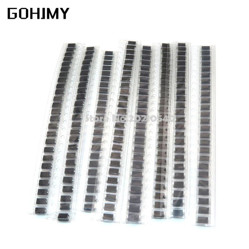 8values 200pcs M1 1N4007 M4 M7 SS14 SS16 SS24 SS34 RS1M  Electronic Components Package SMD Diode Kit electronic diy kit