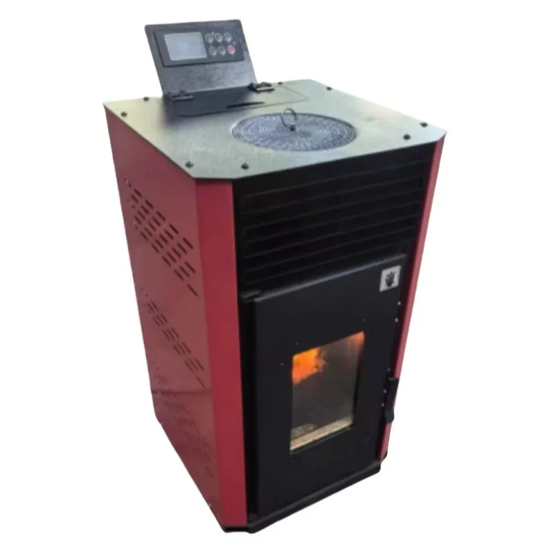 

【Лидер продаж】Современная печь на пеллетах для отопления помещений с Wi-Fi управлением, интеллектуальная энергетическая печь на биомассе