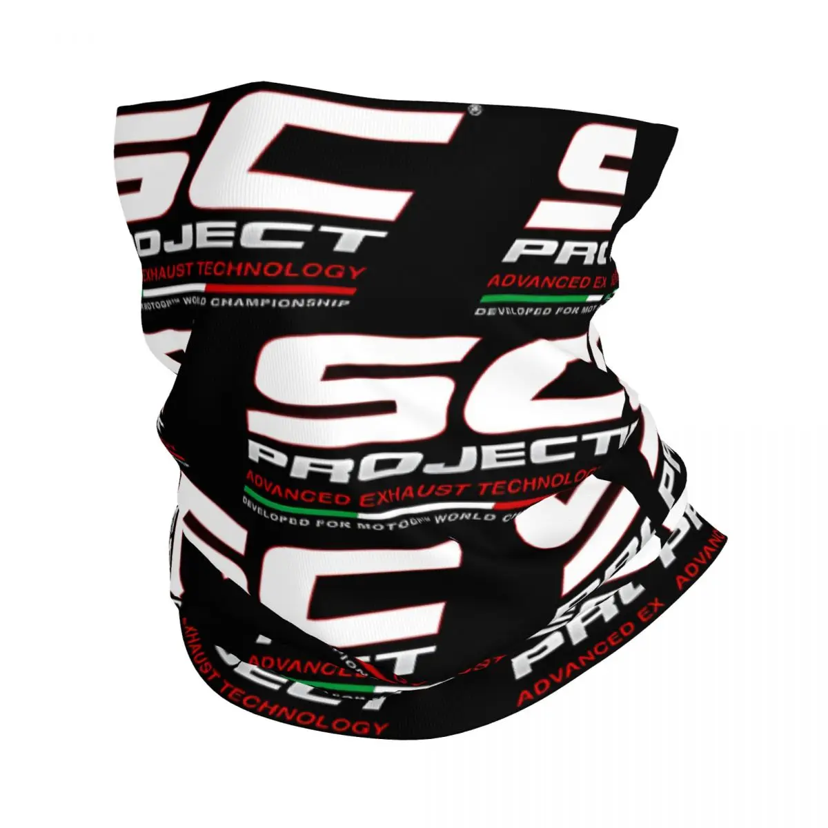 Cool Sc Project Bandana leher Gaiter masker wajah Motocross bersepeda syal mendaki uniseks dewasa musim dingin