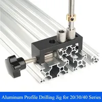 Aluminum Profile Drilling Jig For 20/30/40 Series - Universal DIY Tool For Accurate Hole Punching And Countersinking Guide Tools