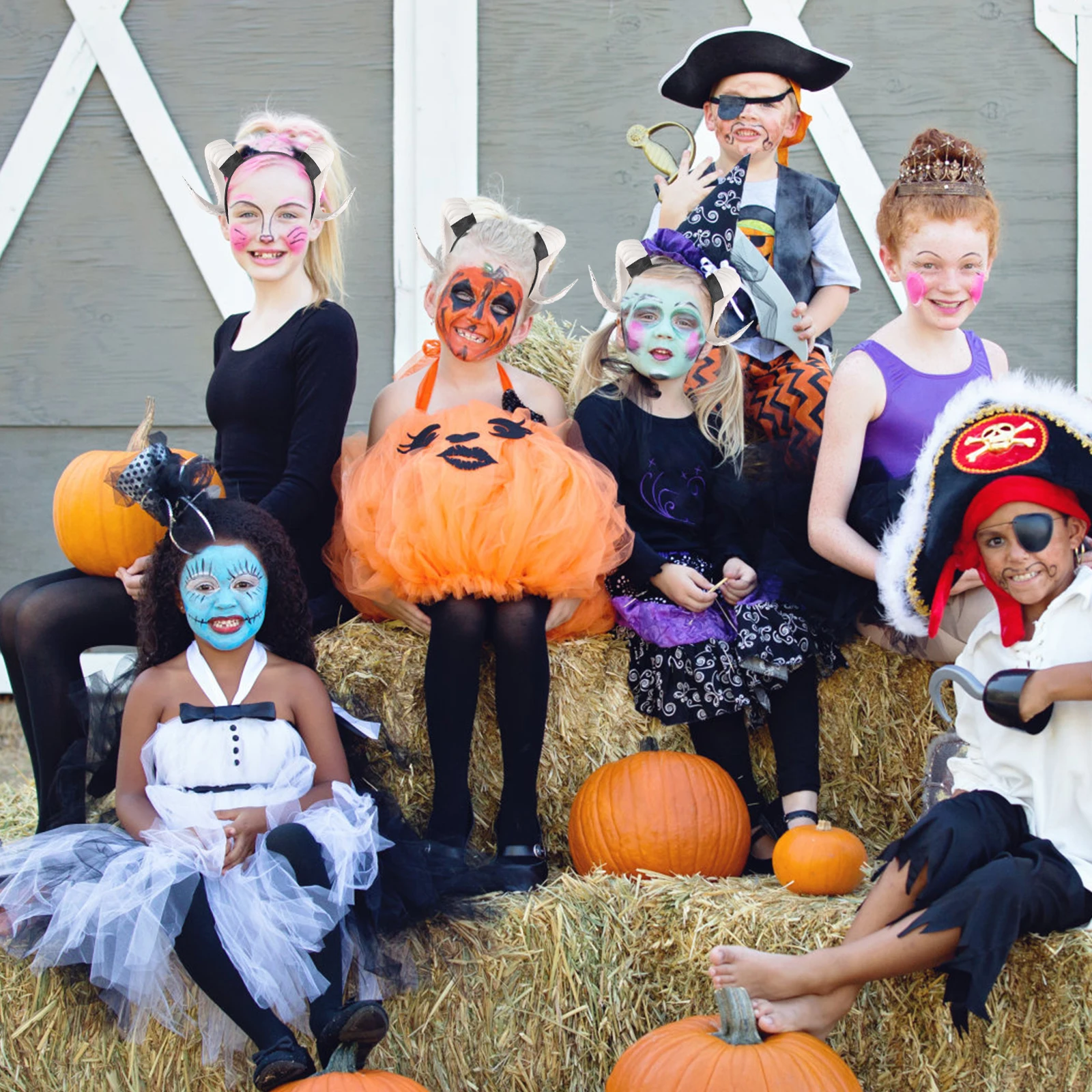 

1Pcs Halloween Horn Hairband Funny Cosplay Headband Perfect Masquerade Party Accessory Horn Hair Hoop Halloween Costume Props