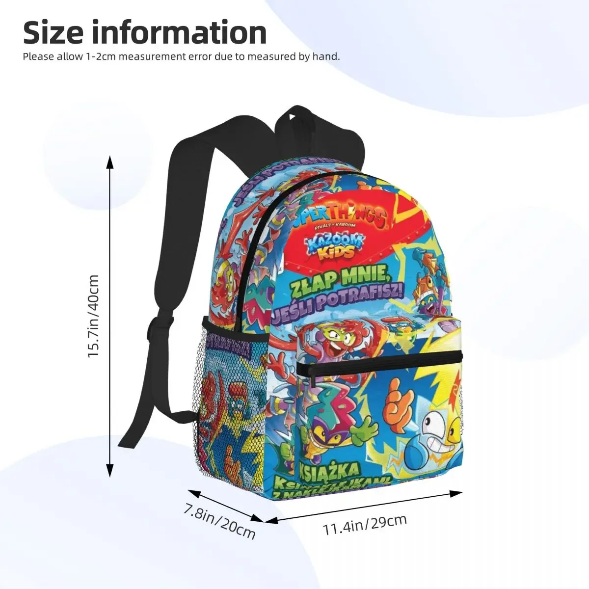 Superthings Kazoom Power  Student Backpack School Bag Hiking Travel Daypack for Boys Girls Fashion Bookbag Shoulder Bags