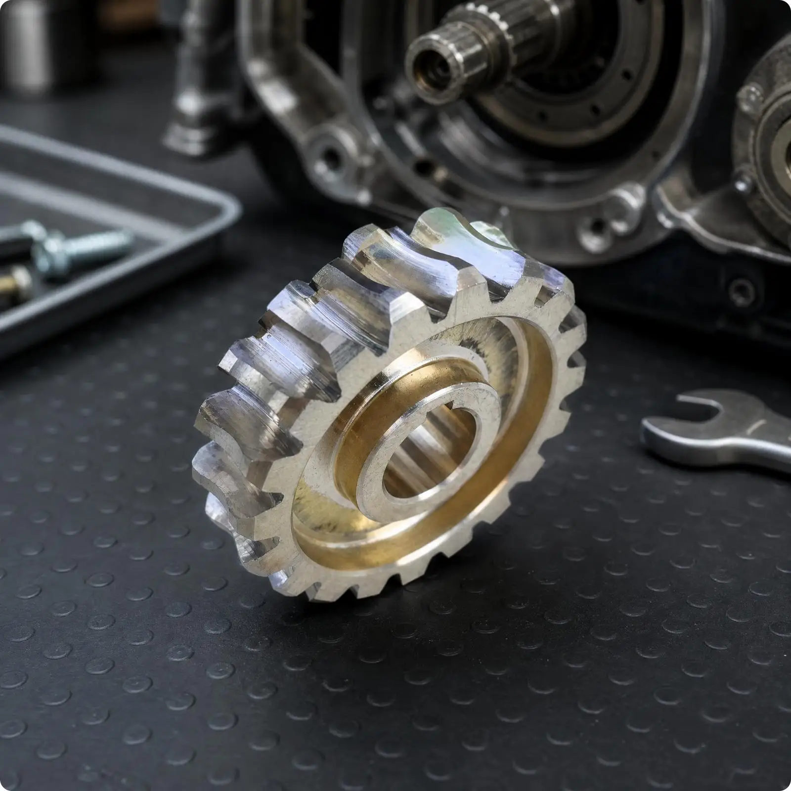 Snow Thrower Replacement Gear with Central Bore 70 Mm Outer Diameter Snow Thrower Gear Machined Toothed Wheel for Equipment
