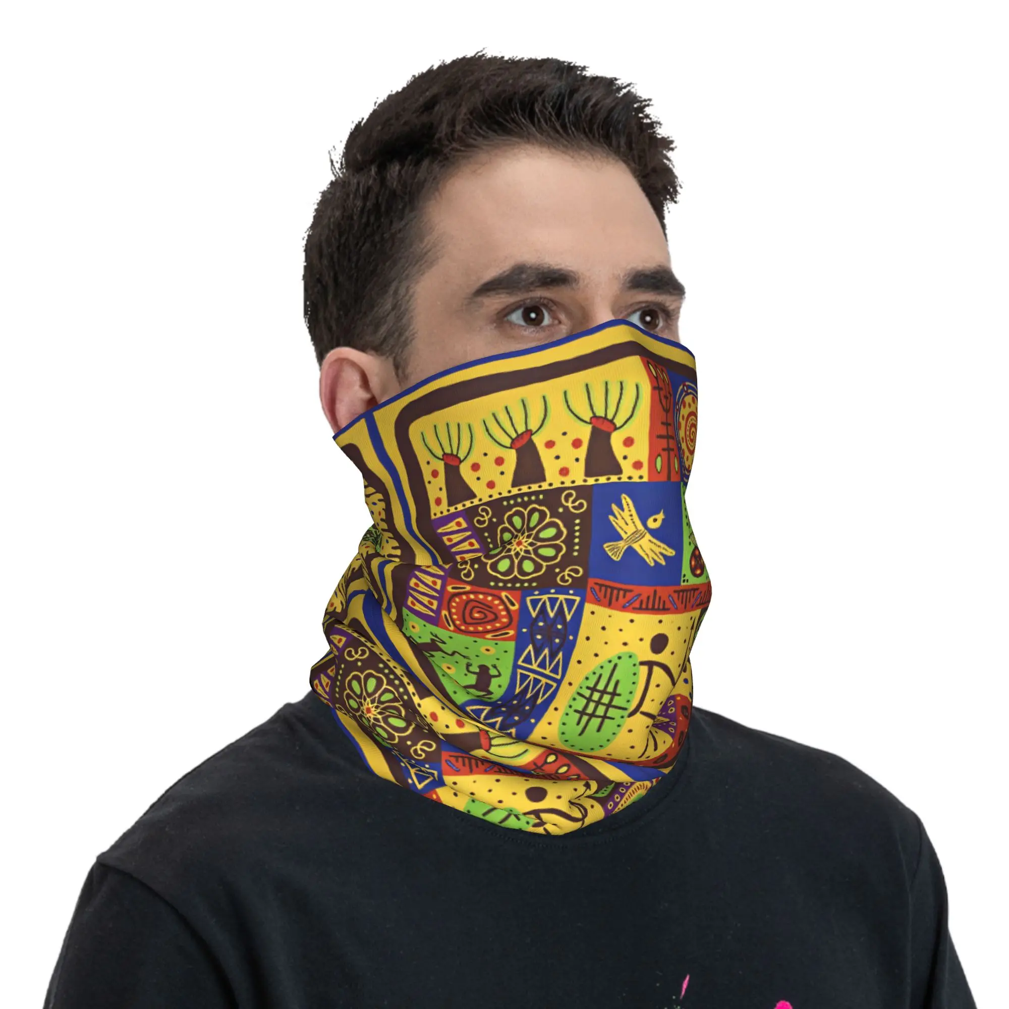 orig Balaclava  Hiking Camping Tactical Mask Women Funny Anti-UV Cycling Mask Soft Warm Scarves