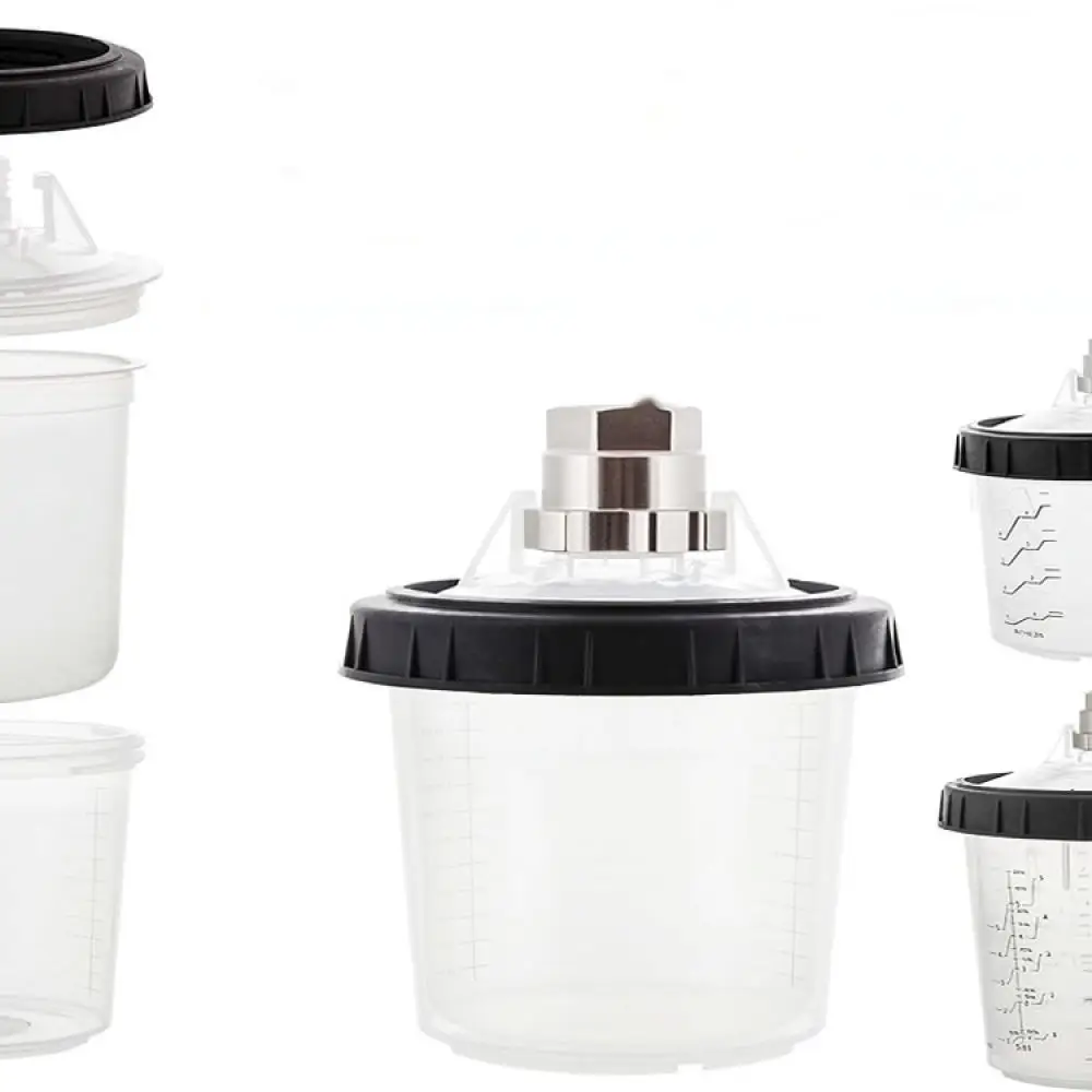 Disposable Painting Applicator Cup For Auto Surfaces 600ML Plastic Container Efficient Coating Spraying Accessory Tool