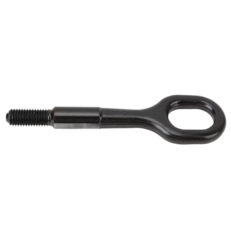 1077570 1 шт. буксировочные крючки с черным покрытием, буксировочное кольцо переднего бампера для TESLA Model 3 Y S X 2017-2023