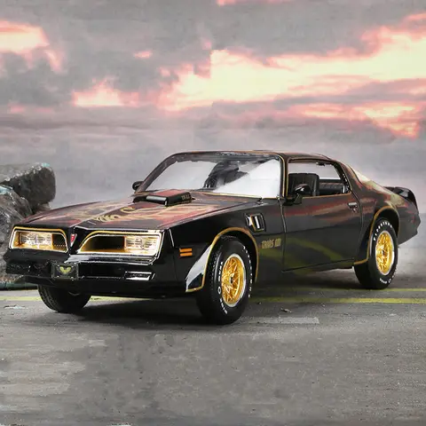 1:36 PONTIAC Firebird Alloy Sports Car Model Diecast Metal Race Vehicles Car Model High Simulation Collection Childrens Toy Gift