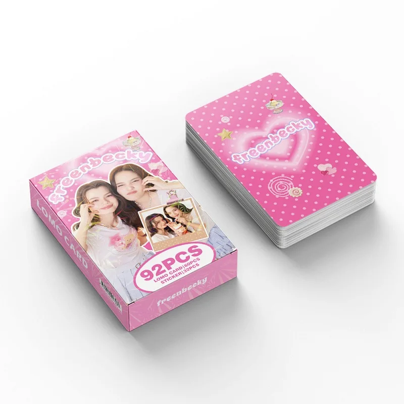 92PCS FreenBecky Lomo Cards Set Thai Star 60P Couple Photocards 32P Cute Stickers Idol Portrait Cards Fans Collection Gift image 5