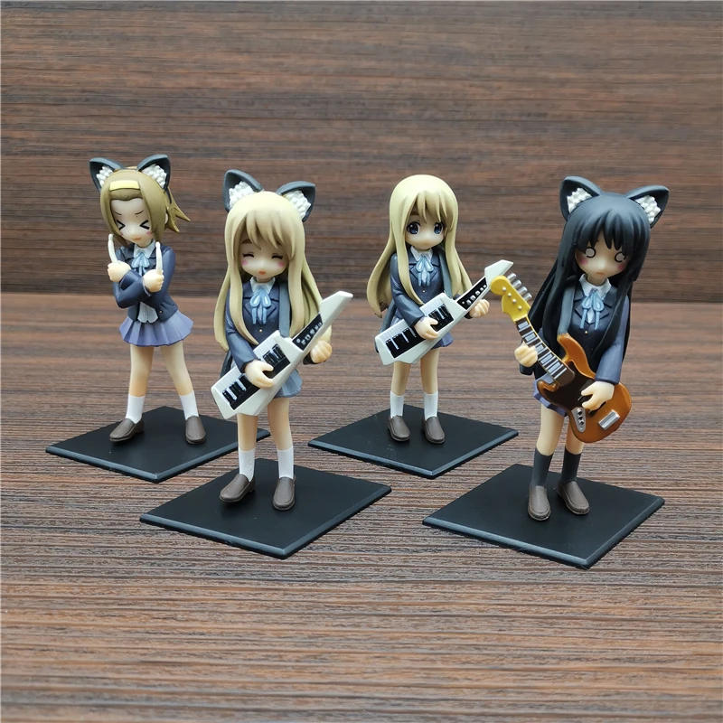 

Kotobuki Tsumugi Hirasawa Yui Yamanaka Sawako Nakano Azusa Akiyama Mio Q Version Cute Model Desktop Ornament Toys