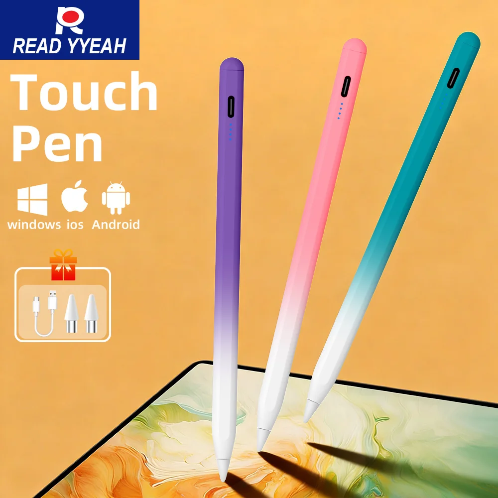 

READYYEAH Universal Touch Pen With Magnetic For Android IOS Windows For iPad Apple Samsung Xiaomi Phone Tablets Stylus Pen